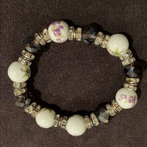 Handmade Beaded Gemstone Bracelet..
